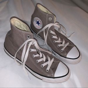 Gray High Top Converse